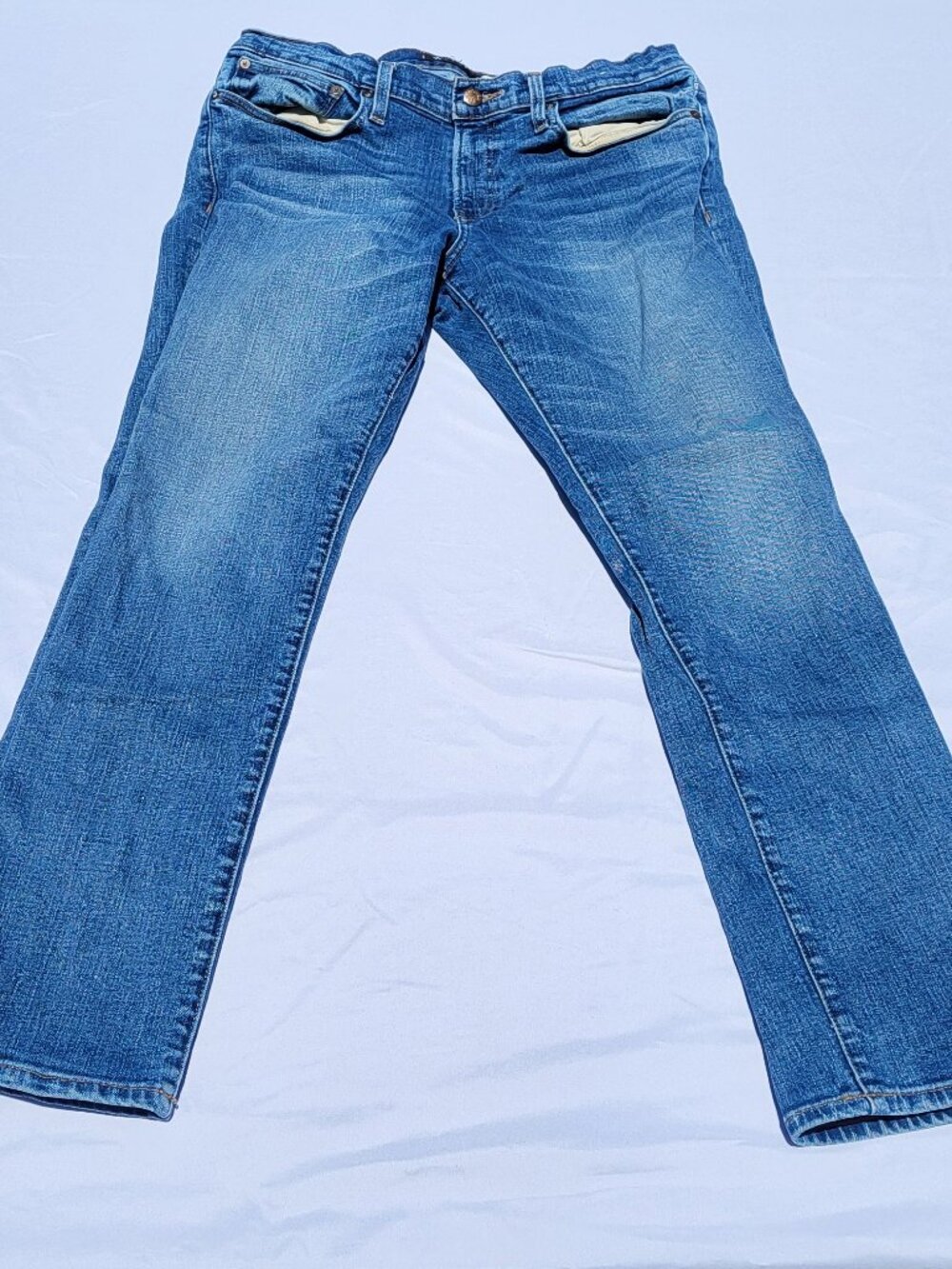 Madewell Jeans Men's 34x32 Blue Slim Straight Fit Modern Preppy City
